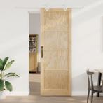 vidaXL Glijdende Deur met Hardware Set 83x232 cm Massief, Verzenden, Nieuw