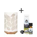 Leaves Aroma Diffuser met gratis Davos Air Kuurolie, Ophalen of Verzenden, Nieuw