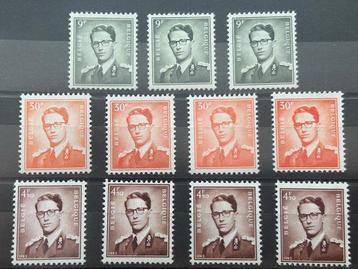 België 1957/1958 - Koning Boudewijn Type Marchand : beschikbaar voor biedingen