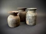 Yakboter potten - Hout - Nepal - First half 20th century, Antiek en Kunst