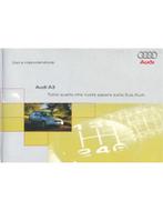 2000 AUDI A3 INSTRUCTIEBOEKJE ITALIAANS, Autos : Divers, Modes d'emploi & Notices d'utilisation, Ophalen of Verzenden