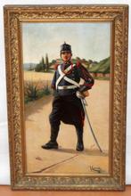 Josep Cusachs y Cusachs (1851-1908), Suiveur de - Militaire