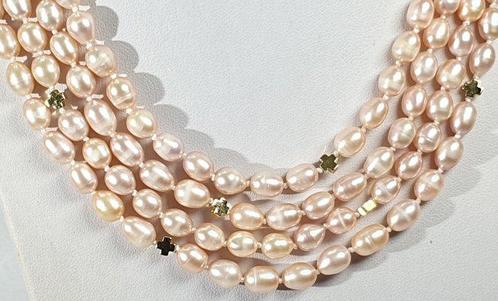 Perles Roses (Couleur Naturelle) - CROIX GRECQUES - Fermoir, Antiek en Kunst, Antiek | Boeken en Manuscripten