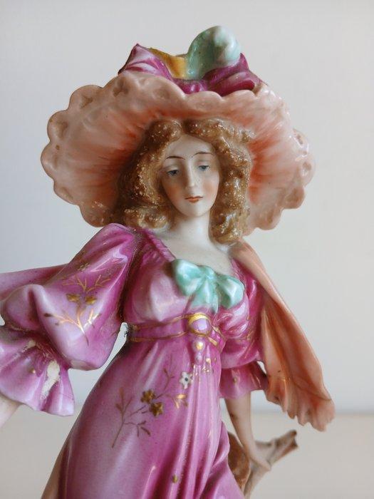 Figure - Par Galante (Circa 1900) (2) - Porcelaine, Antiquités & Art, Antiquités | Verre & Cristal