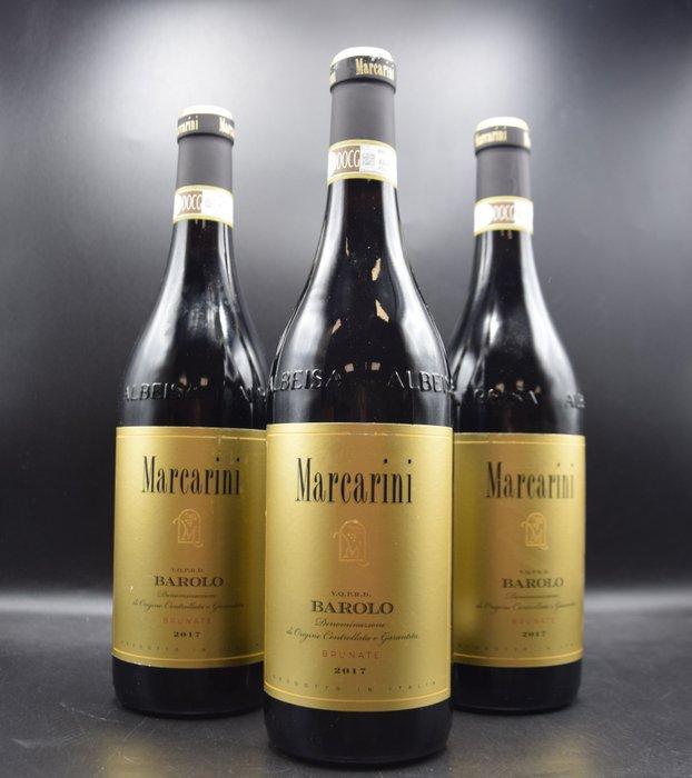 2017 Marcarini Brunate - Barolo - 3 Flessen (0.75 liter), Verzamelen, Wijnen