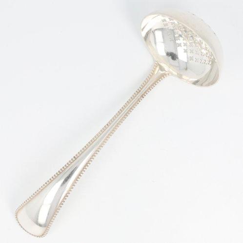 J.M. van Kempen Suiker strooilepel - Couleuse à sucre -, Antiek en Kunst, Antiek | Zilver en Goud