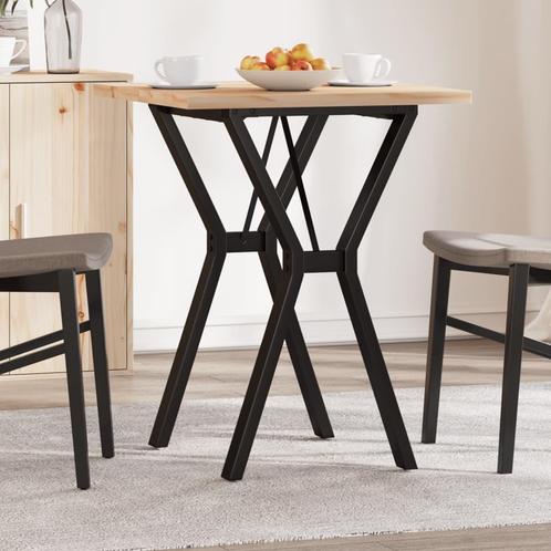 vidaXL Eettafel Y-frame 60x60x75,5 cm massief grenenhout en, Huis en Inrichting, Tafels | Eettafels, Nieuw, Verzenden