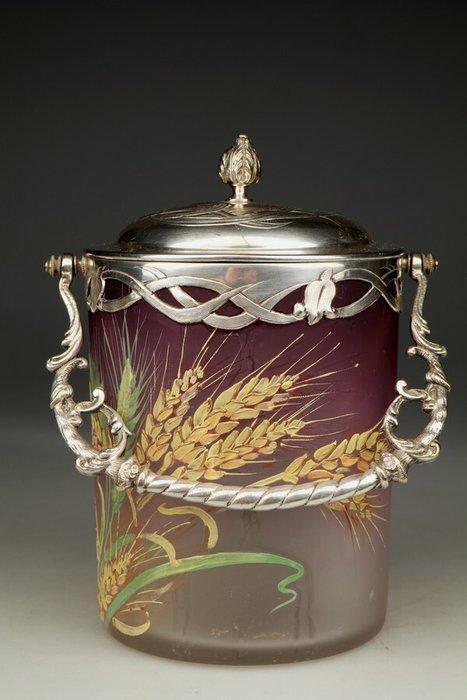 Container - Verzilverd, Antiquités & Art, Art | Objets design