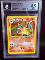 Pokémon - 1 Graded card - Charizard 4 Foil - Beckett 8.5 -, Hobby en Vrije tijd, Verzamelkaartspellen | Pokémon, Nieuw