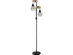 EGLO Townshend 5 Vloerlamp - E27 - 166,5 cm - Zwart/Bruin -, Verzenden, Zo goed als nieuw