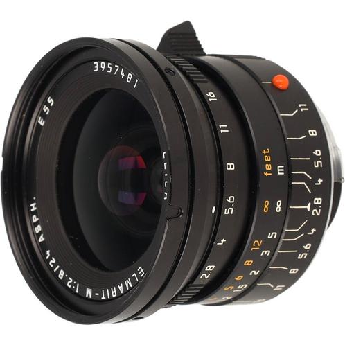 Leica 11878 Elmarit-M 24mm f/2.8 ASPH. | Occasion, Audio, Tv en Foto, Foto | Lenzen en Objectieven, Ophalen of Verzenden