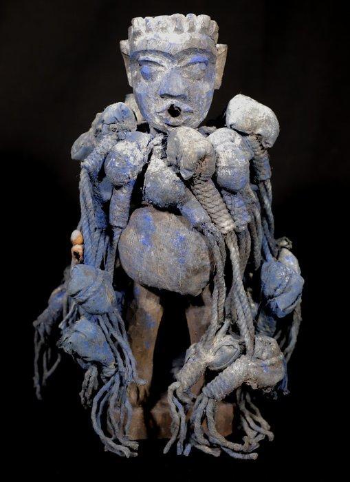 Figuur - Fon Ritual Statue - 23 cm - Benin, Antiquités & Art, Art | Art non-occidental