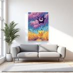 AT9 - [Canvas XL] Pikachu & Gengar - Van Gogh Tribute