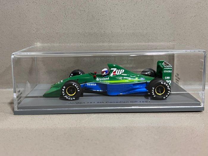 Spark 1:43 - Modelauto - Jordan 191 5th Canadian GP 1991 -, Hobby en Vrije tijd, Modelauto's | 1:5 tot 1:12