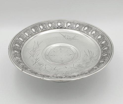 Centre de table - Argent 800 - Belle art nouveau, Antiek en Kunst, Antiek | Zilver en Goud