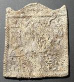 Oud-Romeins Lood Mystieke plaquette in de vorm van een oude