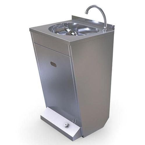 Handwasbak | Voetbediening | 412x337mm | RVS |, Zakelijke goederen, Horeca | Keukenapparatuur, Nieuw in verpakking, Verzenden