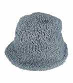 Bucket Hat Hoedje – Teddy Stof – One Size – Blauw, Vêtements | Femmes