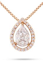 Hanger - 18 karaat Roségoud - 0.43ct. tw. Diamant
