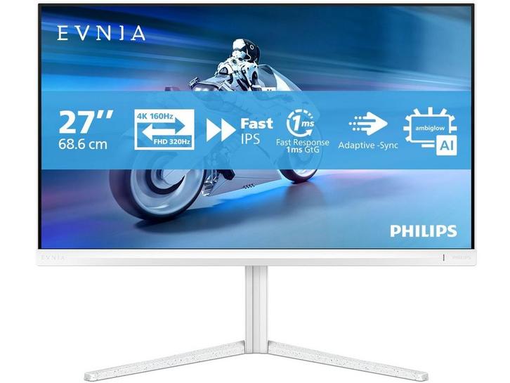 Philips Evnia 27M2N5901A - Monitor - 4K 160Hz / 320Hz - Wit, Computers en Software, Monitoren, Zo goed als nieuw, Verzenden