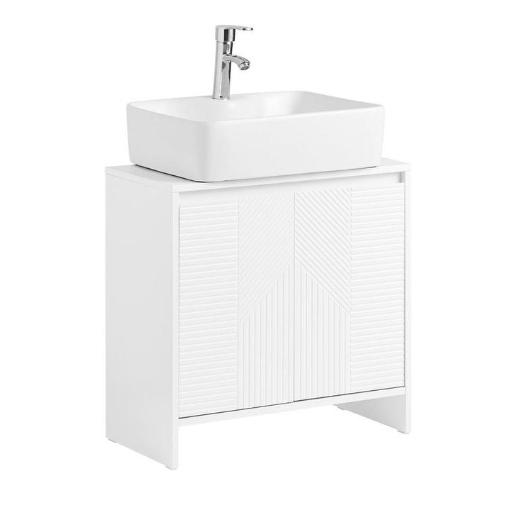 2eChoix | SoBuy BZR157-W Meuble sous évier Meuble de salle, Huis en Inrichting, Badkamer | Badkamermeubels, Ophalen of Verzenden