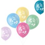 Ballonnen Stay Wild Gekleurd 33cm 6st, Hobby en Vrije tijd, Verzenden, Nieuw