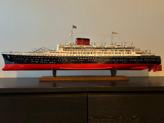 MS Flandre 1:144 - Modelschip - Uniek model: 124 cm lang! -, Kinderen en Baby's, Speelgoed | Overig
