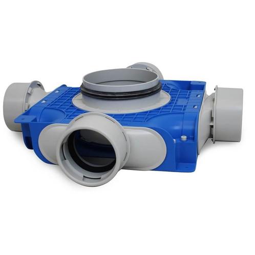 Vent-Axia Uniflexplus + instortverdeler 4x, Doe-het-zelf en Bouw, Ventilatie en Afzuiging, Nieuw, Verzenden