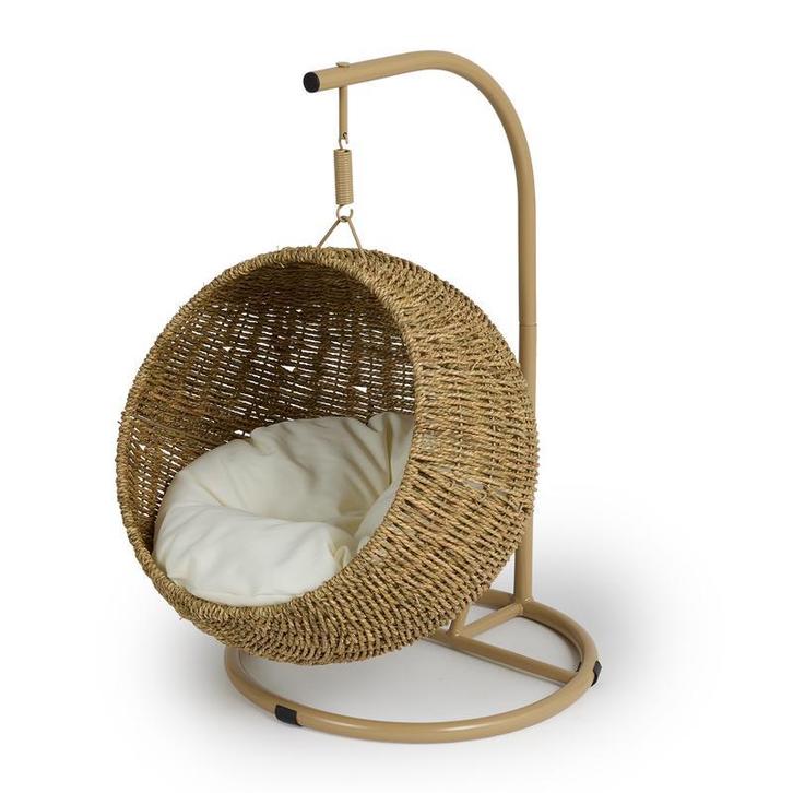 Fauteuil suspendu pour chat - blanc et marron - 45 x 60 x 75, Huis en Inrichting, Woonaccessoires | Overige, Verzenden