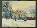 Jean-Pierre Bordry (1934) - Giverny sous la neige