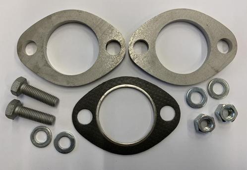 2,5 inch 2-gaats flens kits incl. pakking, Auto-onderdelen, Uitlaatsystemen, Nieuw, Ophalen of Verzenden