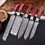 Keukenmes - Chefs knife - Hard hout Gevouwen stalen, Antiek en Kunst