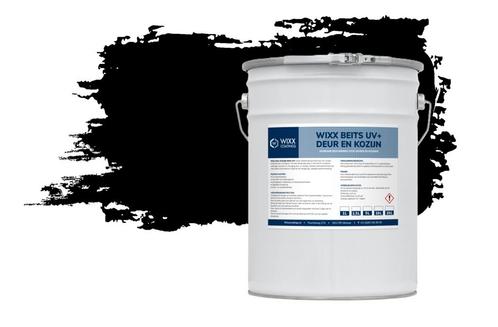 Wixx Deur en Kozijn Beits UV+ RAL 9005 | Gitzwart 10L, Doe-het-zelf en Bouw, Verf, Beits en Lak, Nieuw, Verzenden