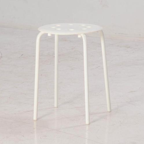 Ikea Marius kruk, wit, Huis en Inrichting, Barkrukken, Gebruikt, Ophalen of Verzenden
