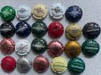 Collection de capsules de champagne