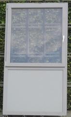 pvc raam , chassis , venster 121 x 218 signaalgrijs, Bricolage & Construction, Châssis & Portes coulissantes, Ophalen of Verzenden