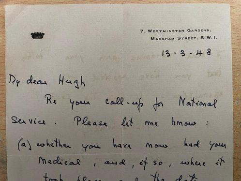 Field Marshall Bernard Montgomery of Alamein - Hand Written, Verzamelen, Film en Tv