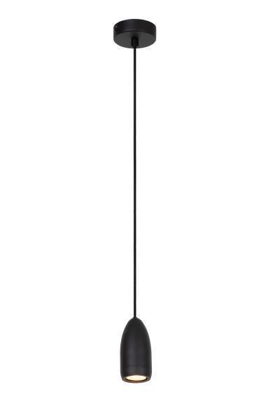Hanglamp Lucide EVORA -  - Ø 10 cm - 1xGU10 - Zwart, Maison & Meubles, Lampes | Suspensions, Envoi