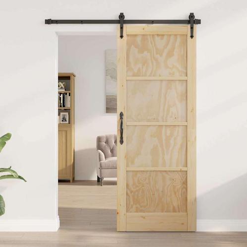 vidaXL Interieurdeur Bruin 78 x 202 cm Multiplex, Doe-het-zelf en Bouw, Deuren en Vliegenramen, Nieuw, Verzenden