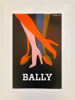 Bernard Villemot - Bally Shoes - (linen backed on canvas) -, Antiek en Kunst