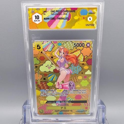 Mosaico: Nami [Alternate Art] Parallel OP08-106 SR Graded, Hobby en Vrije tijd, Verzamelkaartspellen | Overige