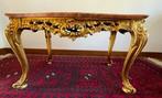Middentafel - Hout, Marmer, Verguld hout