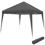 tectake Tuinpaviljoen Linosa opvouwbaar 3x3m - grijs, Tuin en Terras, Partytenten, Verzenden, Nieuw