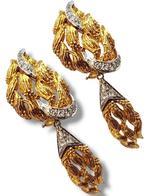 Oorbellen - 18 karaat Geel goud, Prachtige 18k Goud en, Handtassen en Accessoires, Oorbellen, Nieuw