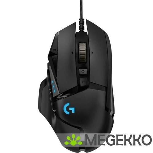 Logitech-G G502 Hero Zwart Gaming Muis, Computers en Software, Overige Computers en Software, Nieuw, Verzenden