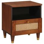 vidaXL Nachttafels met lade 40 x 33 x 46 cm, Verzenden, Nieuw