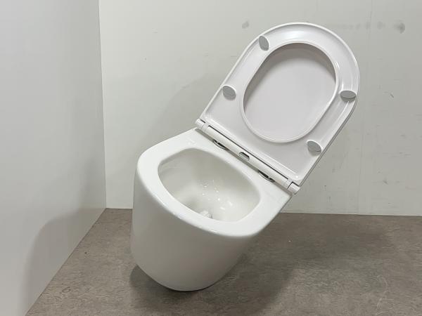 Veiling - wandtoilet inclusief bril wit, Bricolage & Construction, Sanitaire