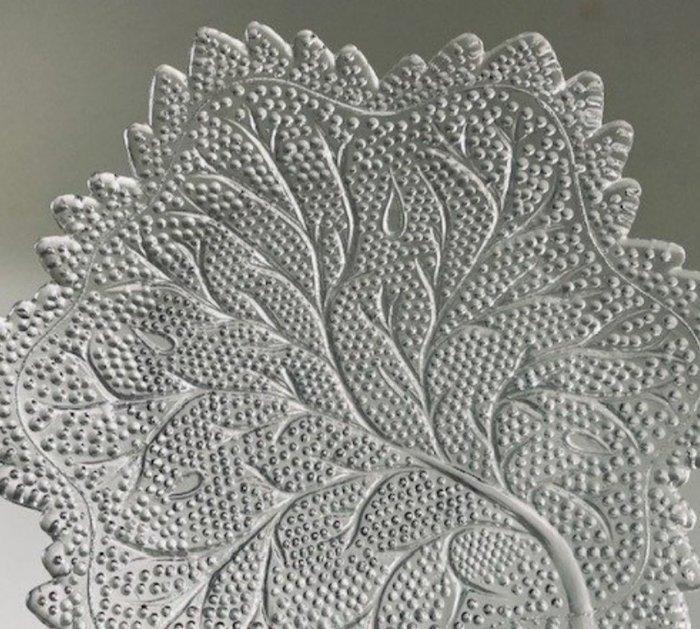 Val Saint Lambert - Bord (12) - Aperitiefbordjes - Glas -, Antiquités & Art, Antiquités | Meubles | Tables