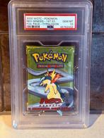Pokémon - 1 Graded card - Typhlosion Foil, Première édition, Hobby en Vrije tijd, Verzamelkaartspellen | Pokémon, Nieuw