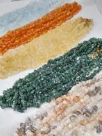 Colliers van Topaas, Citrien, Aventurijn & Maansteen – 45 cm, Verzamelen, Mineralen en Fossielen